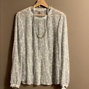 Banana Republic Sheer Blouse